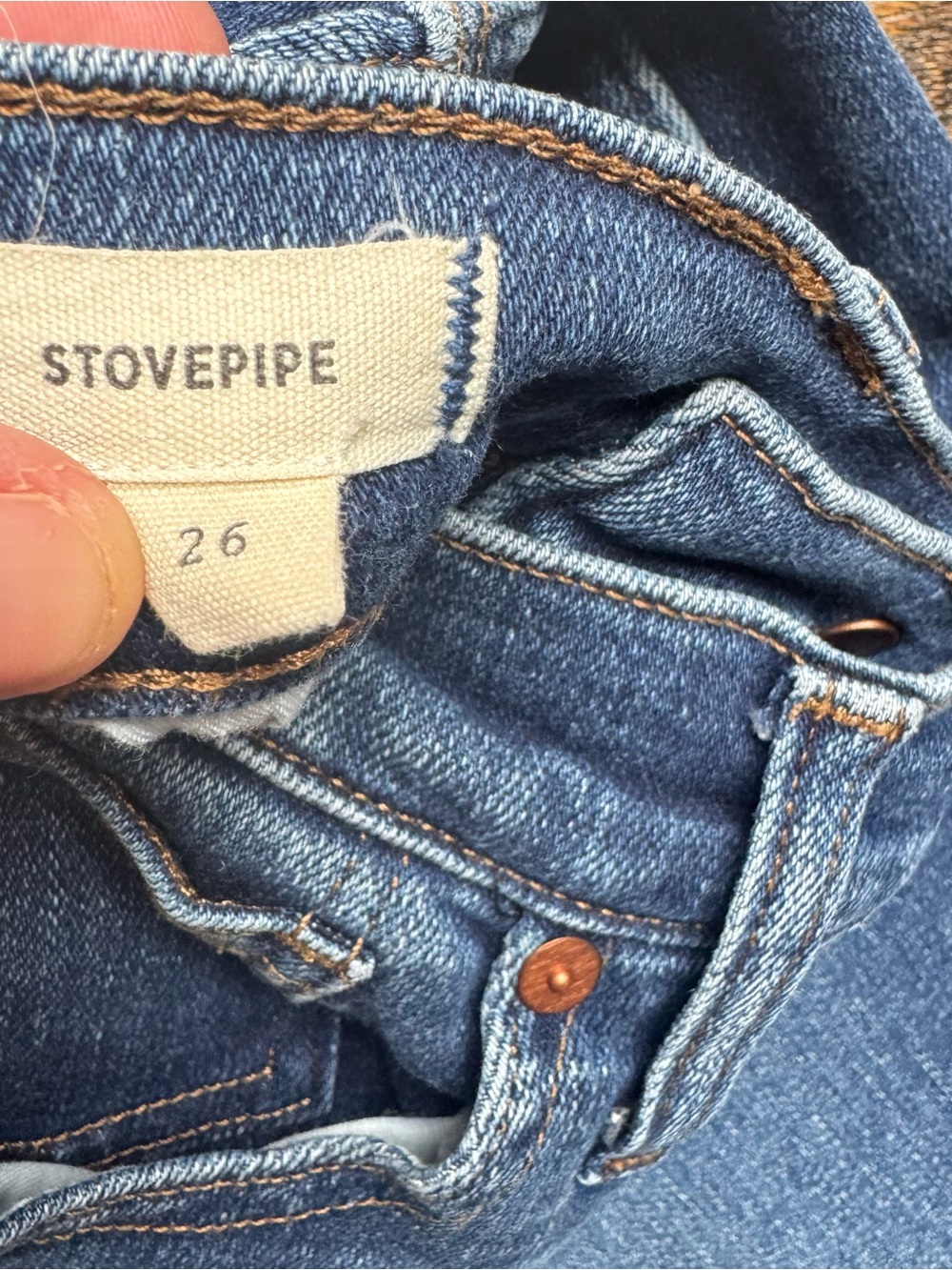 Madewell Women's Stovepipe Jeans Size 26 Medium Wash - Picture 6 of 12